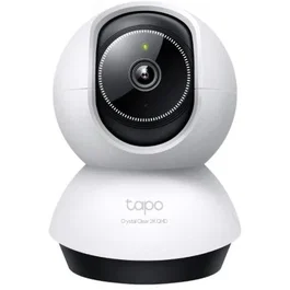 Tp-link Cámara de Seguridad Wifi Tapo TC72 2K 4MP, Cámara Giratoria 360°, Visión Nocturna 9m, Detección IA Inteligente, Audio Bidireccional, Almacenamiento MicroSD